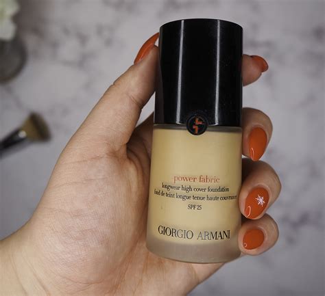 armani power fabric foundation.